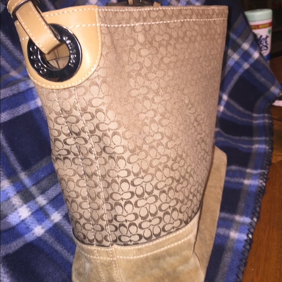 Coach Jacquard Signature tote / PRICE is FIRM - Picture 7 of 8